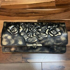 Patricia Nash Metallic Clutch